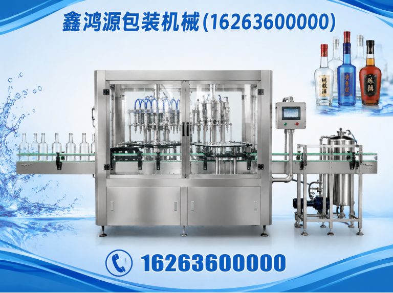 青州市酒水灌装设备展示图
